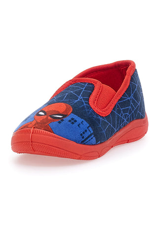 Rote und blaue Erste-Schritte-Schuhe mit seitlichen Gummibändern SPIDERMAN 18SP4S18LA