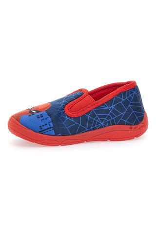 Rote und blaue Erste-Schritte-Schuhe mit seitlichen Gummibändern SPIDERMAN 18SP4S18LA