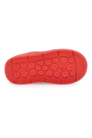 Rote und blaue Erste-Schritte-Schuhe mit seitlichen Gummibändern SPIDERMAN 18SP4S18LA