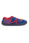 Blaue geschlossene Hausschuhe mit Klettverschluss, Spiderman 12SP4S24LB
