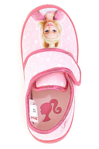 Pantofole Primi Passi Rosa Con Strappo in Velcro BARBIE 18BG4S09LA