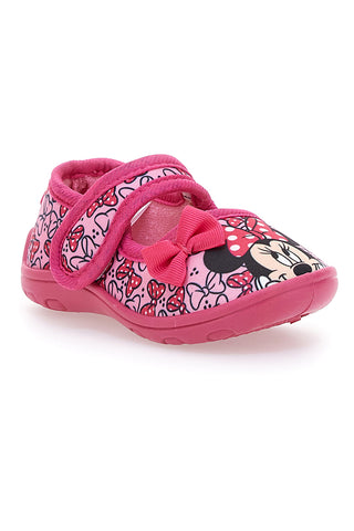 Rosafarbene Schuhe für erste Schritte mit Minnie-Schleife D3010661T