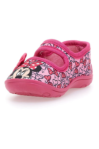Rosafarbene Schuhe für erste Schritte mit Minnie-Schleife D3010661T