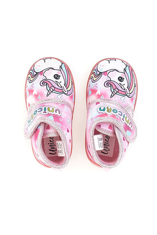 Scarpe primi passi rosa con stampa Unicorn Disney S8010096T