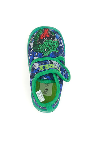 Pantofole verdi con stampa Disney Dinosaur 8020084T01