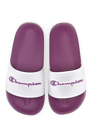 Lila Hausschuhe mit weißem Band CHAMPION DTN21 G PS