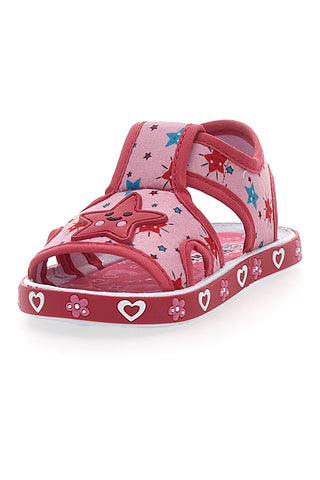 Sandali fuxia in tessuto Pitt Kids PK2871A