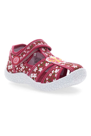 Sandali Rosa Morbidi con Farfalla e Velcro PITT KIDS PK3904A