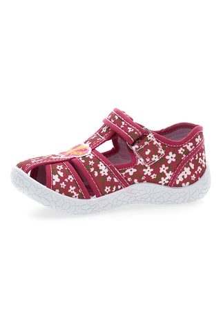 Sandali Rosa Morbidi con Farfalla e Velcro PITT KIDS PK3904A