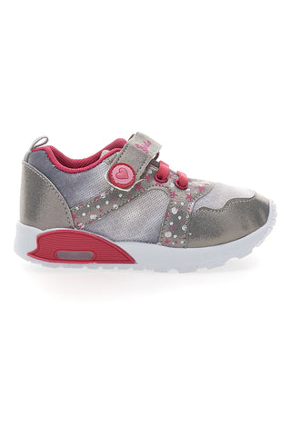 Sneakers primi passi argento Pitt Kids PK2186A