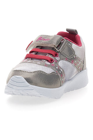 Sneakers primi passi argento Pitt Kids PK2186A