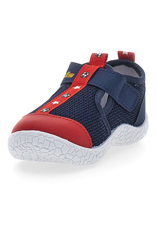 Pitt Kinder Blaue und Rote Sneakers PK1148A