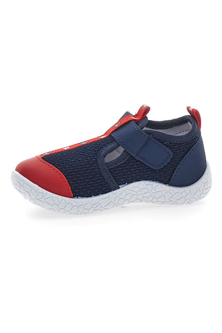 Pitt Kinder Blaue und Rote Sneakers PK1148A