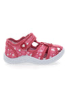 Sandali primi passi Rosa Morbidi con Fiorellini e Velcro PITT KIDS PK2877A