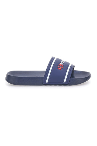 Marineblaue Hausschuhe mit Logoband Superga S24S395