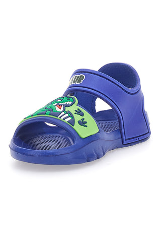 Dinosaurier-Sandalen mit Klettverschluss, blau, S8020049S
