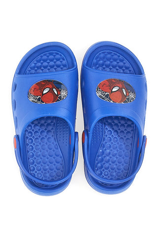 Blaue Hausschuhe mit Fußriemen hinten SPIDERMAN R1310447S