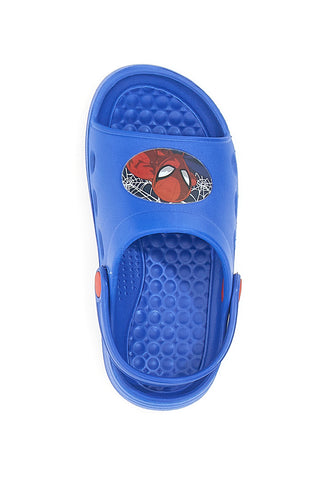 Blaue Hausschuhe mit Fußriemen hinten SPIDERMAN R1310447S