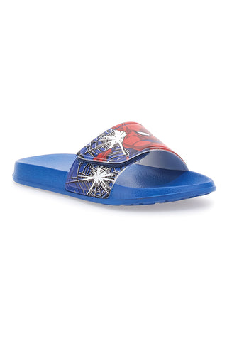 Blaue Hausschuhe mit verstellbarem Klettverschluss SPIDERMAN R1310446S