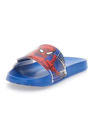 Ciabatte Blu con Fascia Regolabile in Velcro SPIDERMAN R1310446S