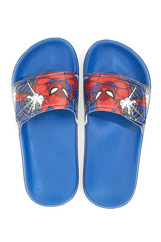 Blaue Hausschuhe mit verstellbarem Klettverschluss SPIDERMAN R1310446S