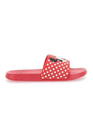 Rote Hausschuhe mit Minnie Mouse Disney Band D3010569S