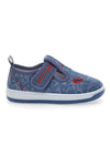 Scarpine blu con stelle e strappo PITT KIDS 2242924