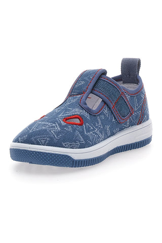 Scarpine blu con stelle e strappo PITT KIDS 2242924
