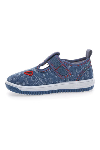 Scarpine blu con stelle e strappo PITT KIDS 2242924