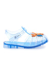 Pitt Kids 3142667 Transparente blaue Krabben-Strandsandalen