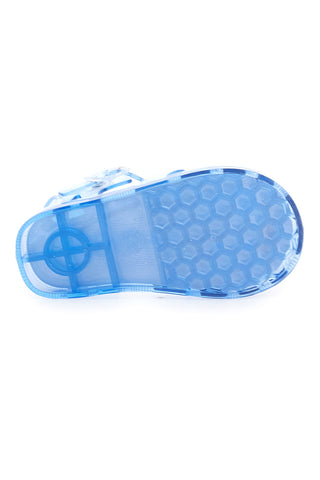 Sandali da mare blu trasparenti con granchietto Pitt Kids 3142667
