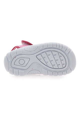 Sandali sportivi fucsia con cuori PITT KIDS 2242775