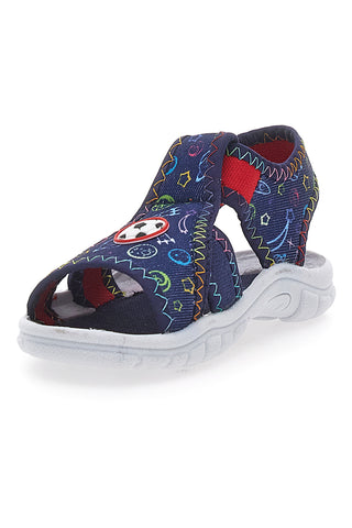 PITT KIDS 2242783 Blaue grafische Sportsandalen