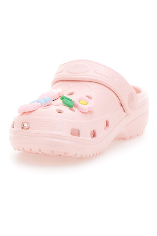 Ciabatte Rosa Traforate con Charms Applicati 2T2L 18512