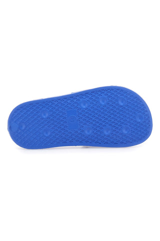 Ciabatte blu con fascia monocolore e logo LOTTO MIDWAY V SLIDE CL