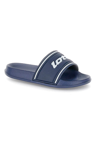 Ciabatte blu con logo Lotto MIDWAY IV SLIDE CL