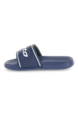 Ciabatte blu con logo Lotto MIDWAY IV SLIDE CL
