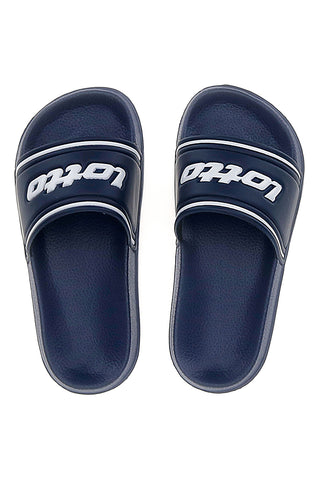 Ciabatte blu con logo Lotto MIDWAY IV SLIDE CL