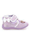 Pantofole lilla con glitter e chiusura a strappo Frozen D4310716T