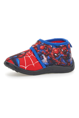 Pantofole rosse con stampa Spiderman e chiusura a strappo Spiderman R1310368T02