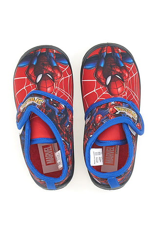 Pantofole rosse con stampa Spiderman e chiusura a strappo Spiderman R1310368T02