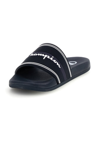 Ciabatte da piscina blu con fascia Champion Jambiani U PS