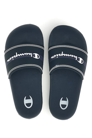 Ciabatte da piscina blu con fascia Champion Jambiani U PS