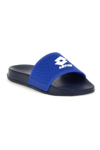 Ciabatte blu con fascia Lotto Moku III Slide CL