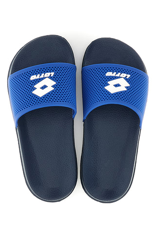 Ciabatte blu con fascia Lotto Moku III Slide CL
