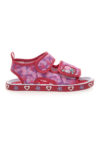 Sandali rosa fantasia cuori Pitt kids PK2595A