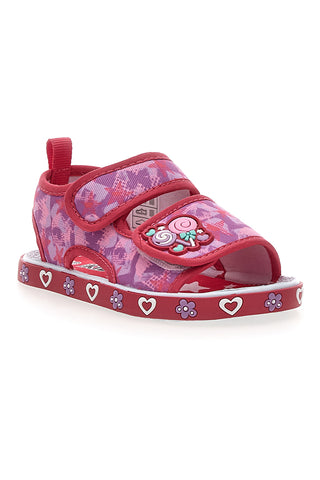 Rosa Sandalen fancy Herzen Pitt Kinder PK2595A