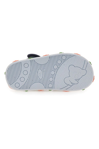 Blaue Sandalen mit bunten Dinosauriern Pitt Kinder PK2429A