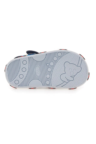 Blaue Sandalen mit Feuerwehraufdruck Pitt Kinder PK2635D