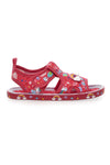 Fuchsia Sandalen mit Einhorndruck Pitt Kinder PK2872A